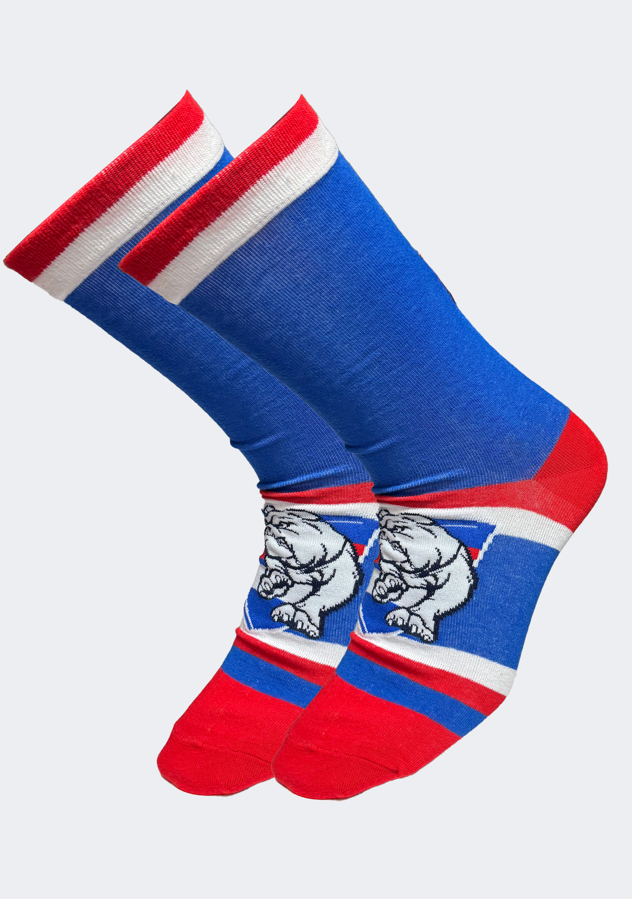 NAR Men's Western Bulldogs 2 Pk Supporter Socks