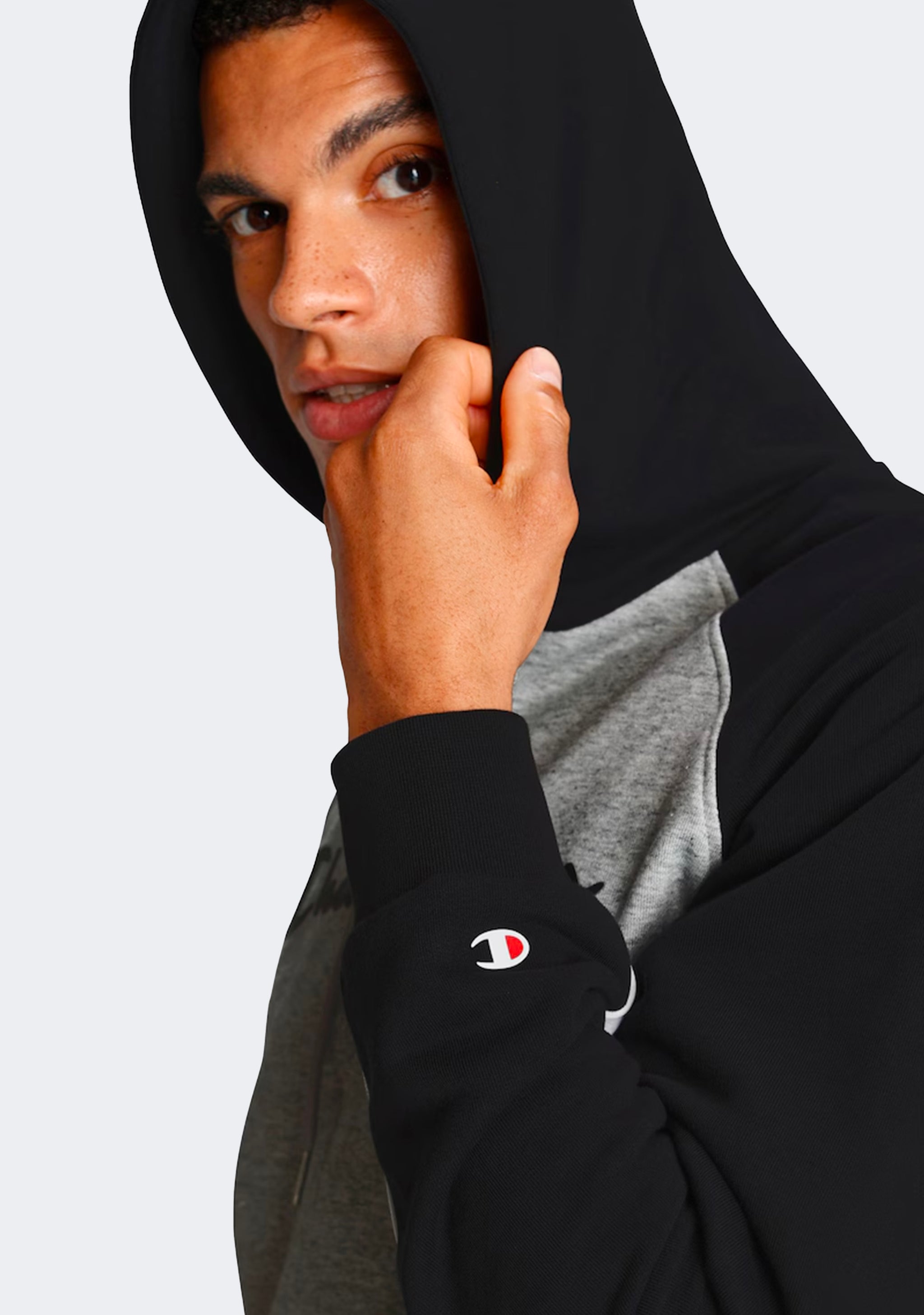 Champion Men's EU Rochester Colourblock Hoodie