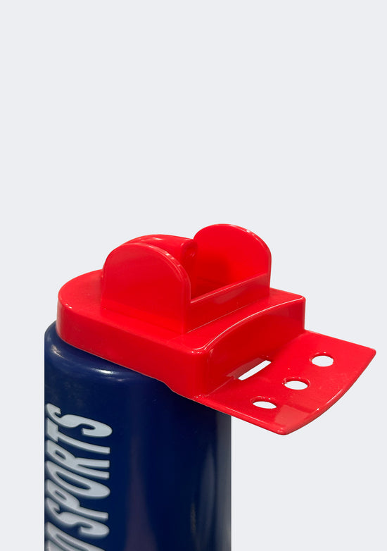 Jim Kidd Sports Chin Rest Water Bottle Blue/Red