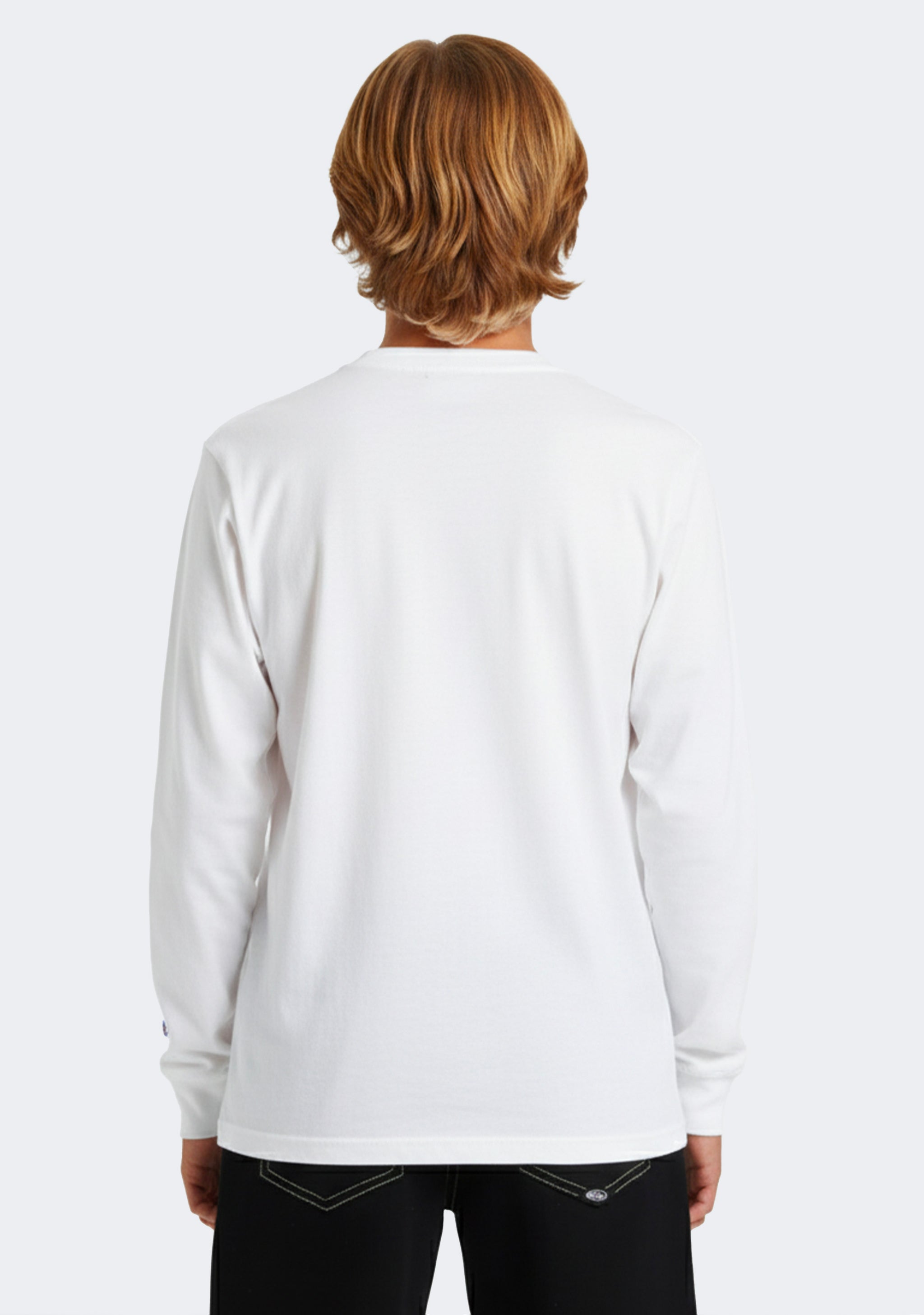 Champion Kids' Script Long Sleeve Tee