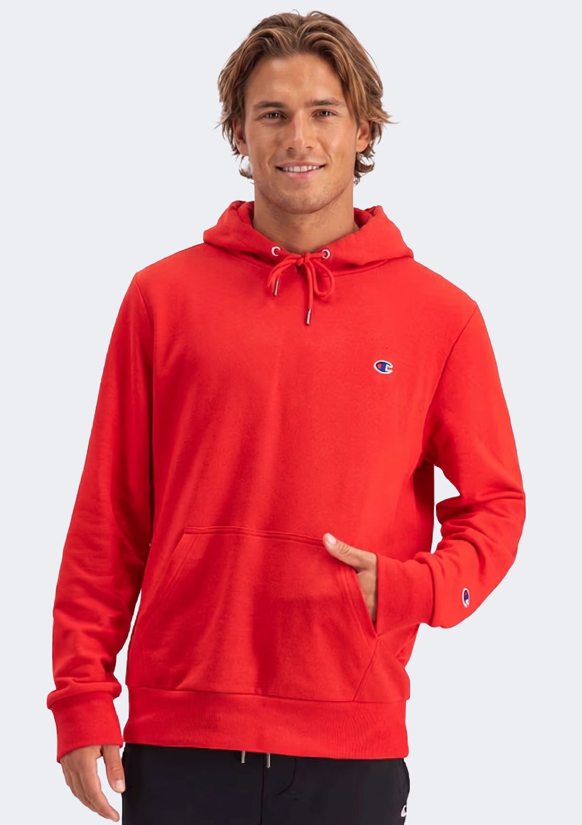 Champion Men’s Lightweight French Terry C Logo Hoodie