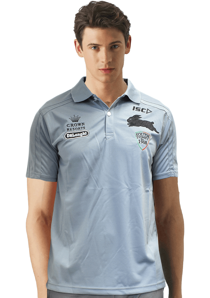 ISC South Sydney Rabbitohs Mens Souths Polo Shirt <BR> 7SS4POL1A
