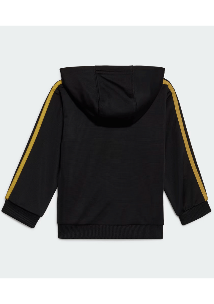 Adidas Infants Essentials Shiny Hooded Tracksuit