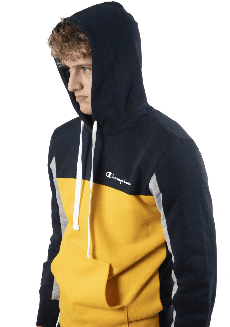 Champion Mens Colourblock Hoodie <BR> AWUAA1