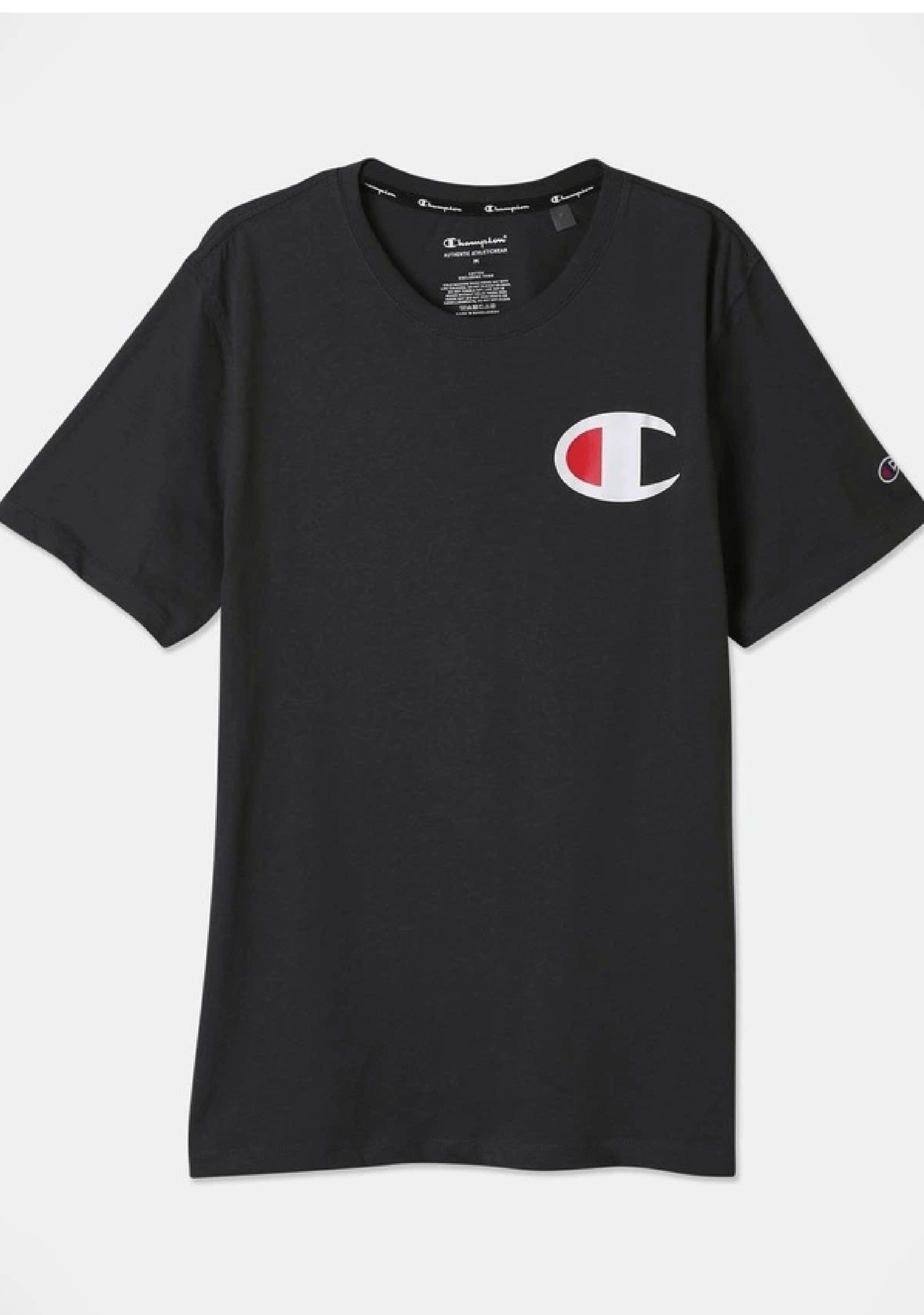 Champion Men’s C Logo Short Sleeve Tee Granite Heather