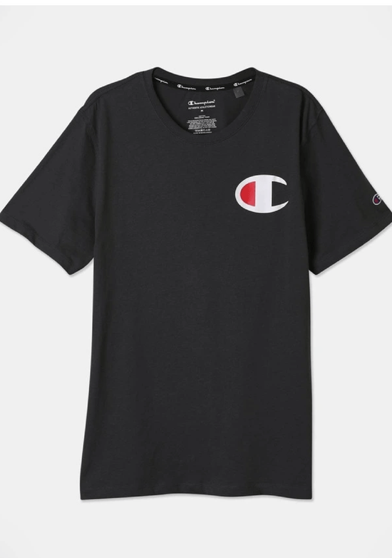 Champion Men’s C Logo Short Sleeve Tee Granite Heather