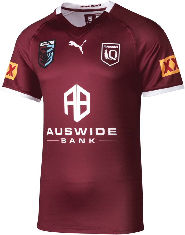 Puma Junior Qld Maroons Replica Jersey <BR> 768639 01