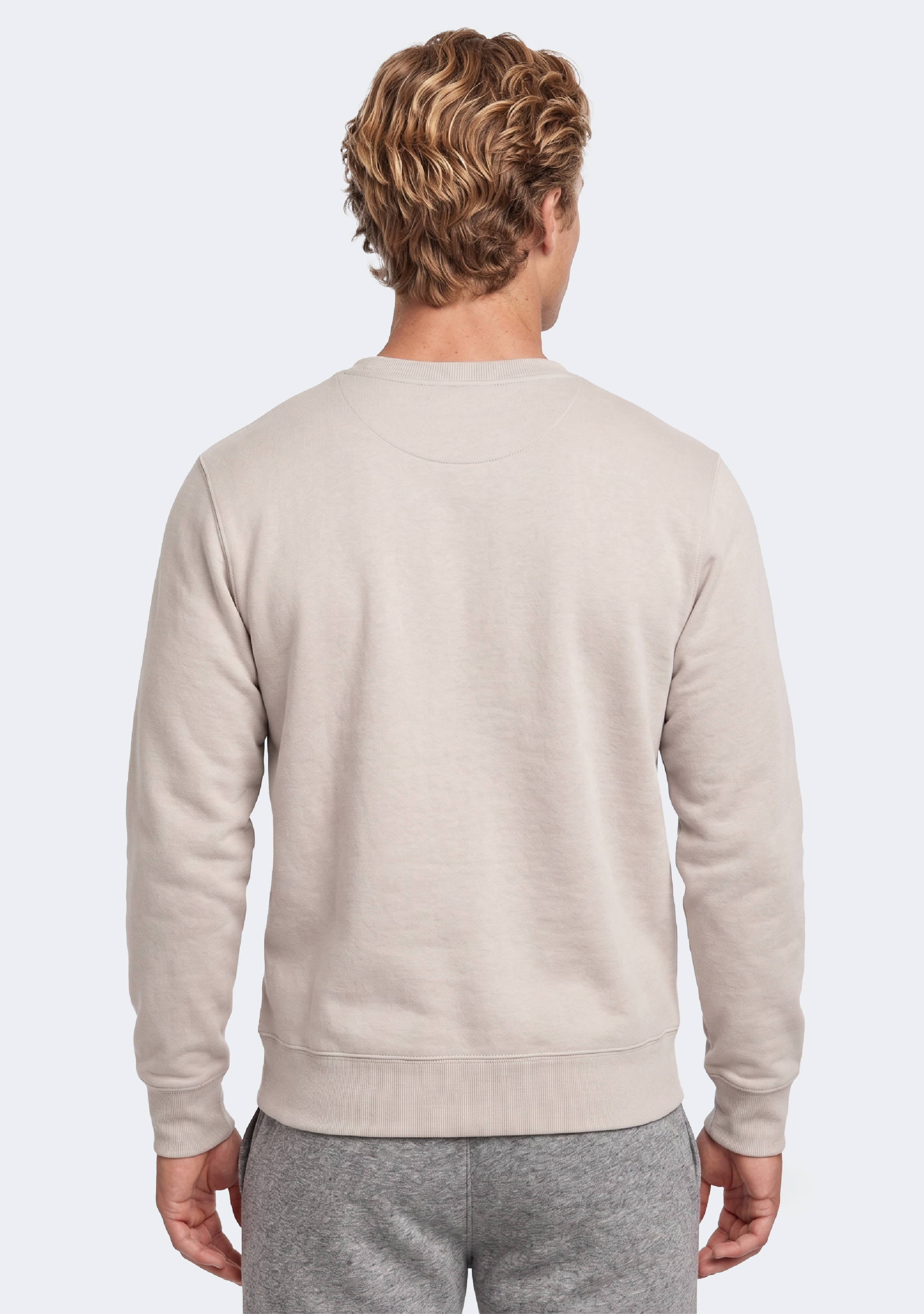 Champion Men’s Script Crew Rocky Grey