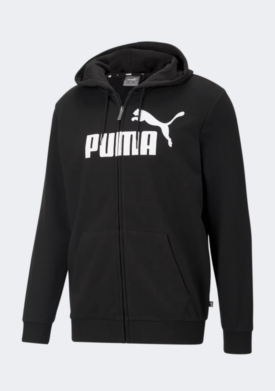 Puma Men's Big Logo Full Zip Hoodie