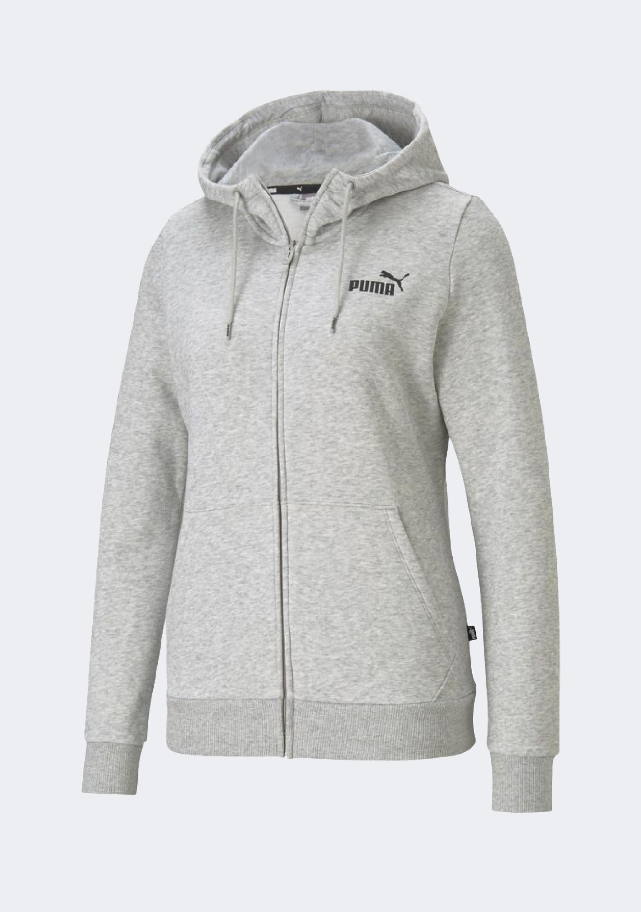 Puma Women's Essentials Small Logo Full Zip Fleece Hoodie