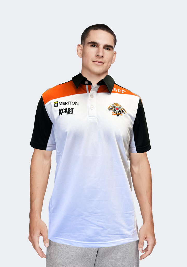ISC Men’s Wests Tigers Polo White