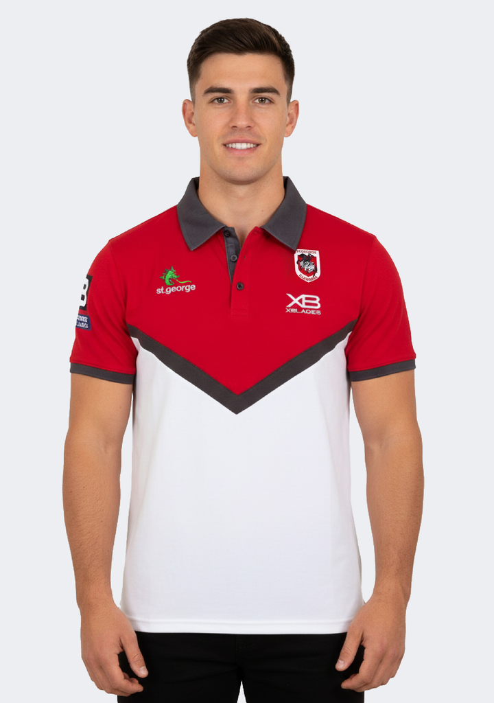 XBlades Men's St George Illawarra Dragons 2018 Media Polo