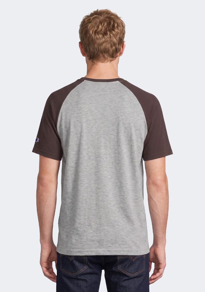 Champion Men's Colourblock Raglan Script Tee