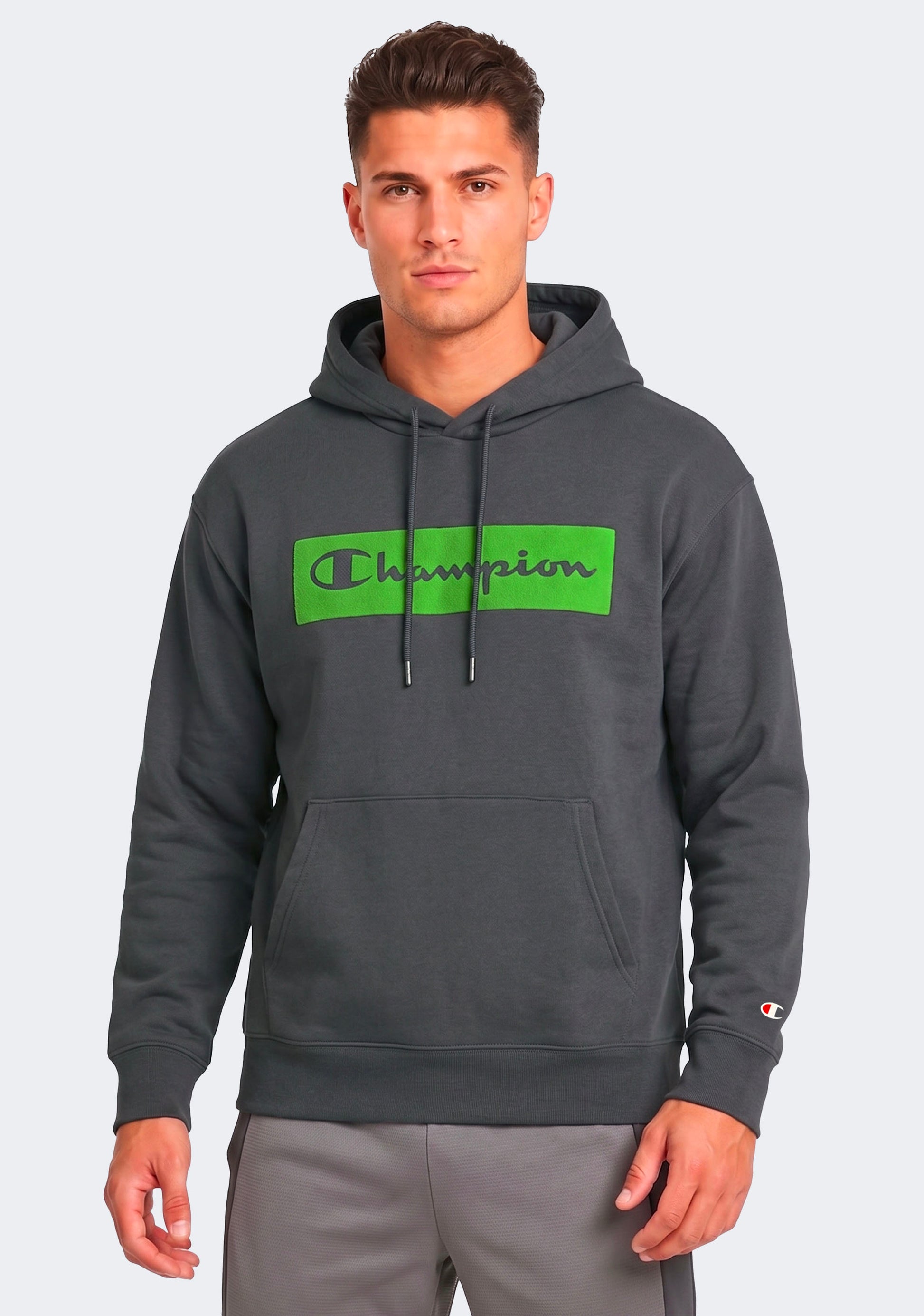 Champion Men's EU Rochester Flockbox Hoodie