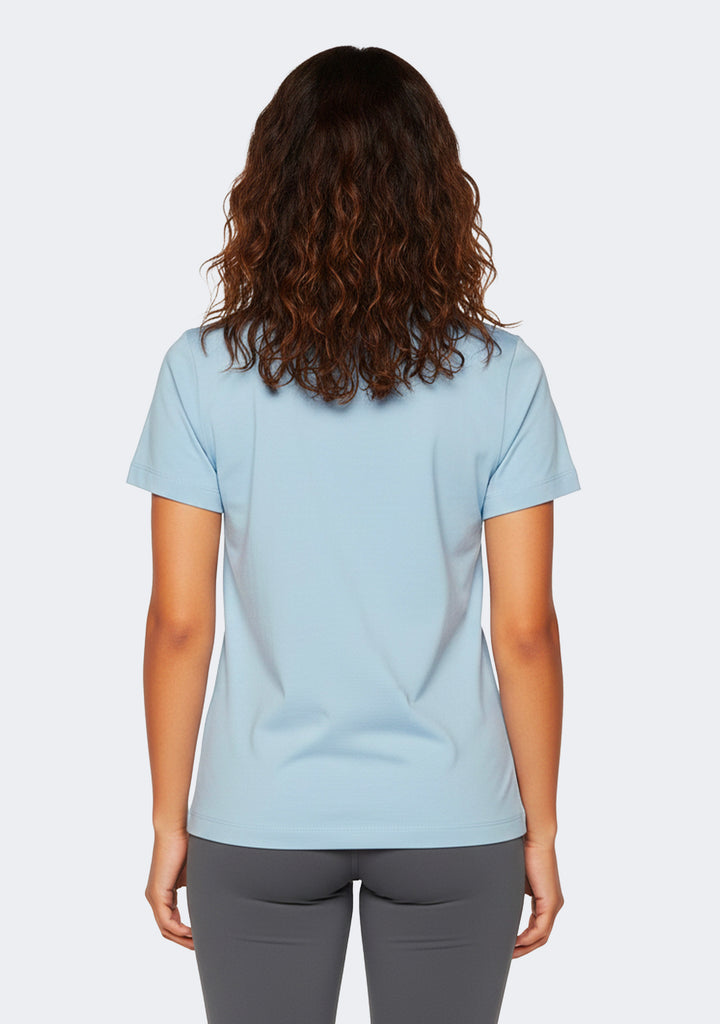 Champion Women's Script Short Sleeve Tee Blue