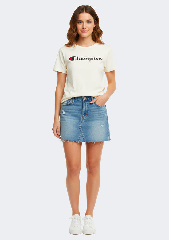 Champion Women's Script Short Sleeve Tee