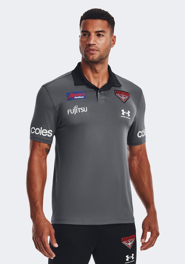 Under Armour Men’s Essendon FC Graphite Team Polo