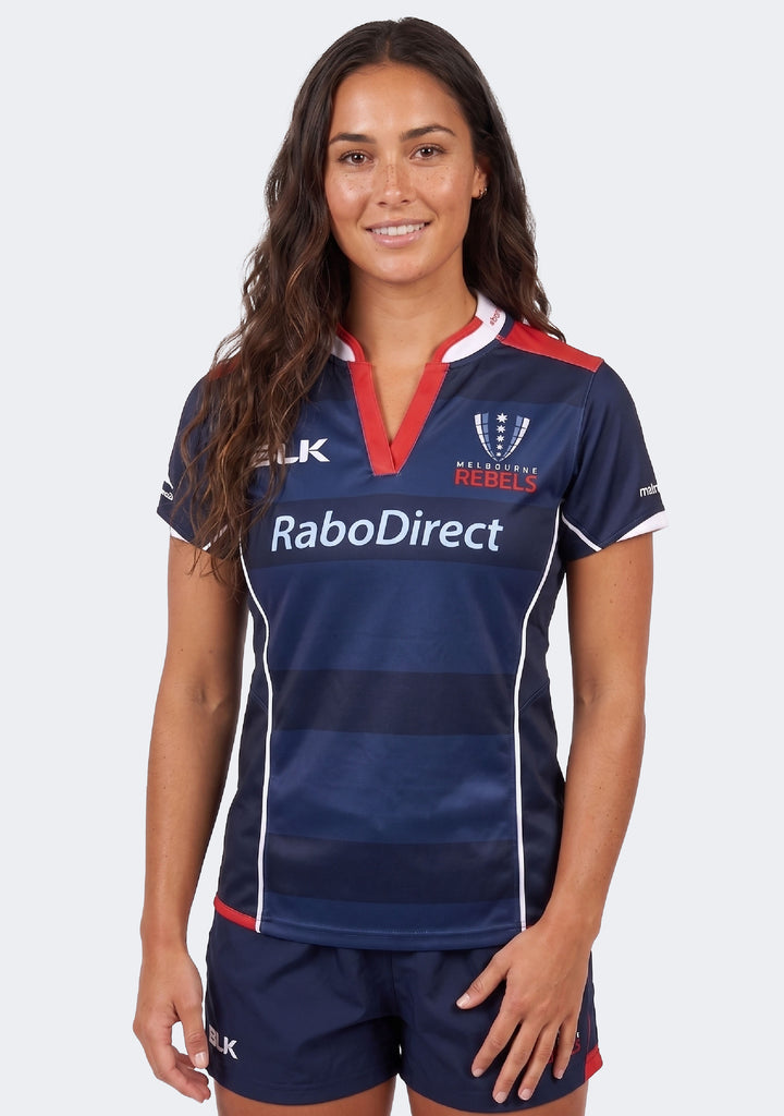 BLK Women's Melbourne Rebels Replica Jersey Away 2015