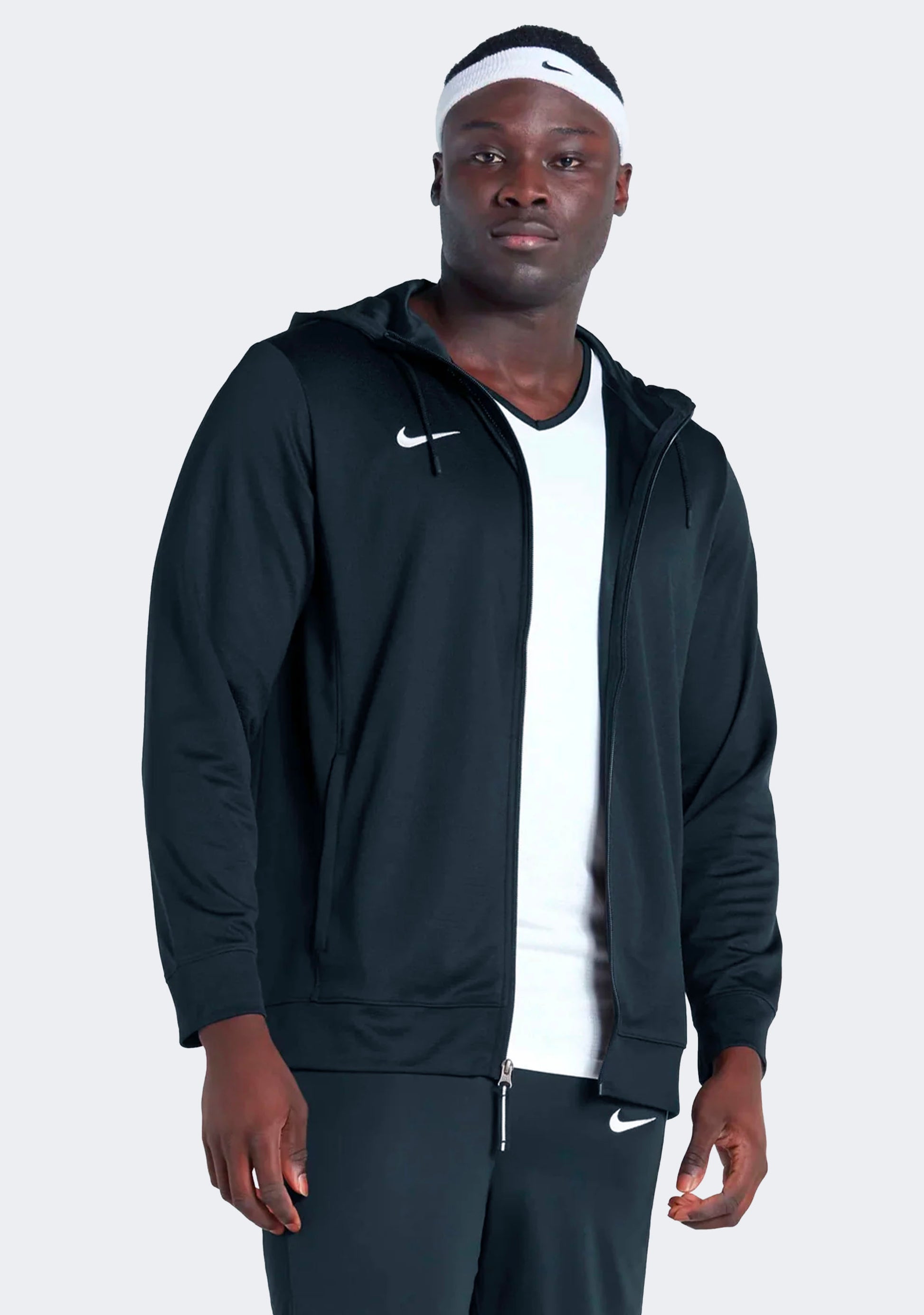 Nike Men's Team Basketball Full Zip Stock Hoodie Navy