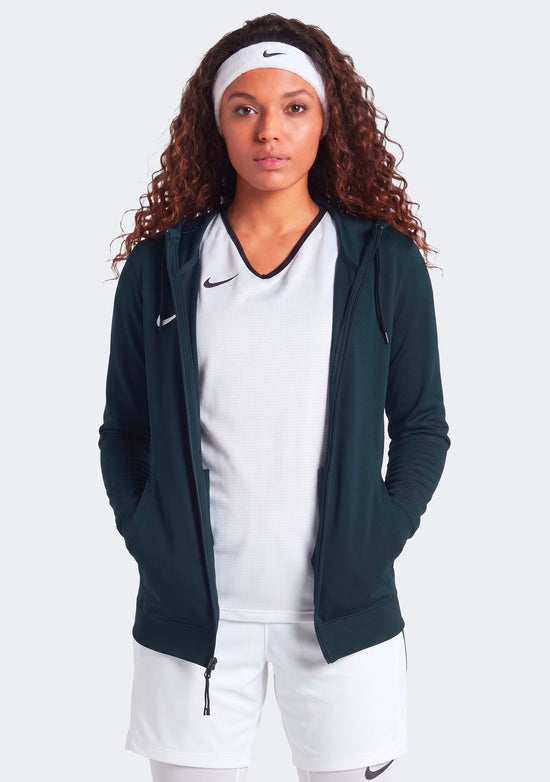 Nike Women's Team Basketball Full Zip Stock Hoodie Navy