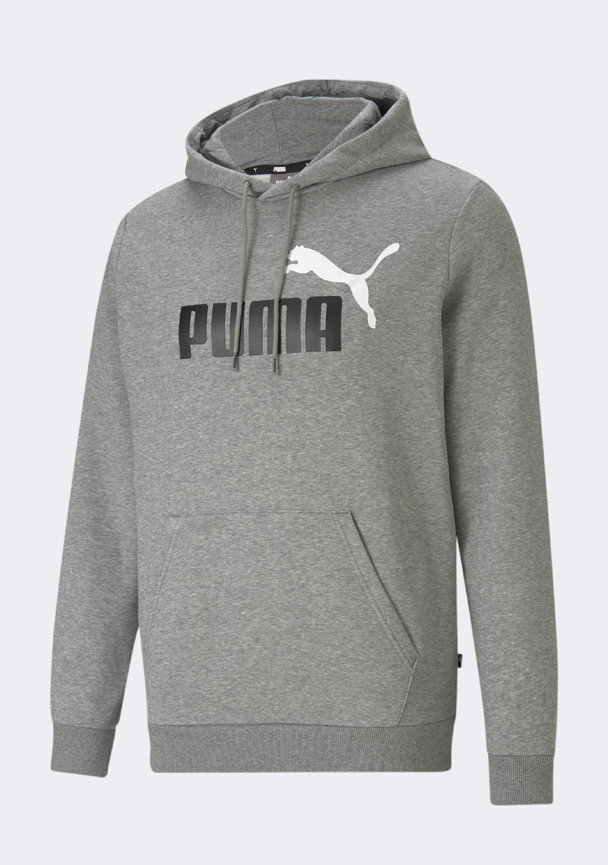 Puma Mens Essentials+ 2-Tone Big Logo Hoodie