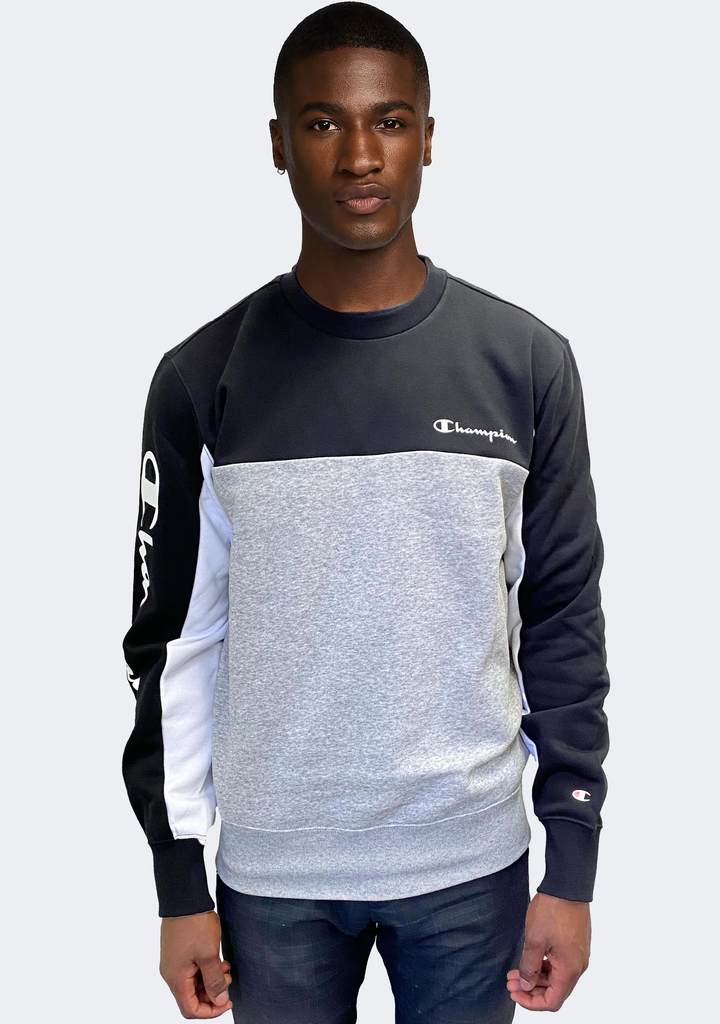 Champion Men’s Colour block Crew Black
