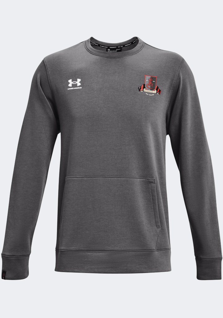 Under Armour Men’s Essendon FC Hustle Fleece Crew Grey 2022