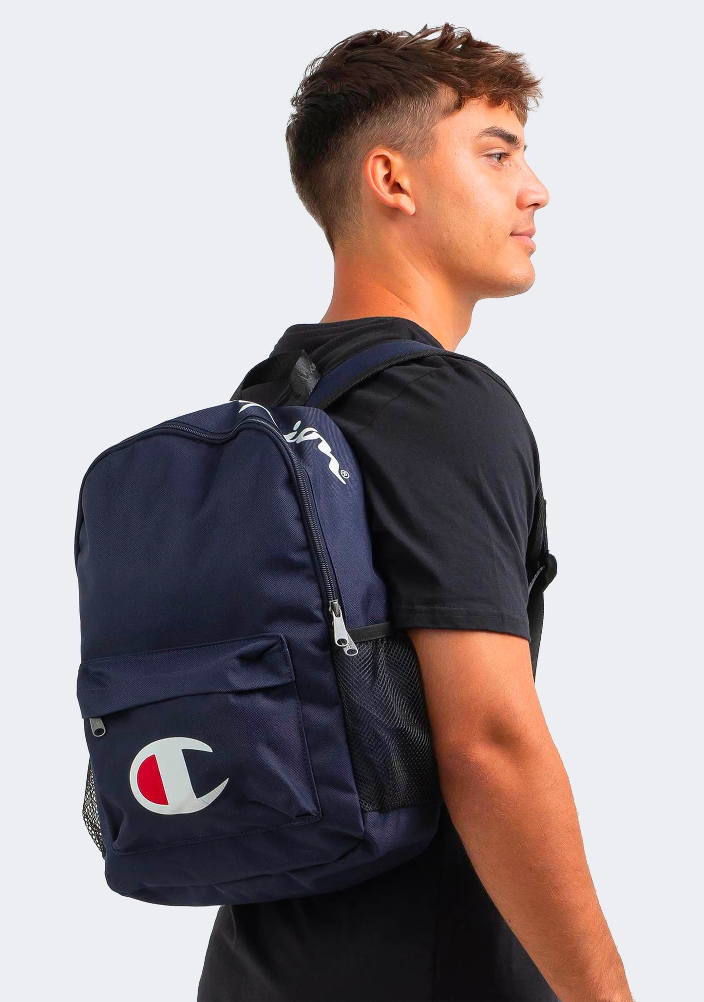 Champion Medium Graphic Backpack Navy - 19L