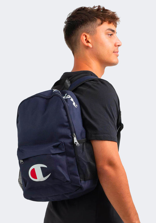 Champion Medium Graphic Backpack Navy - 19L