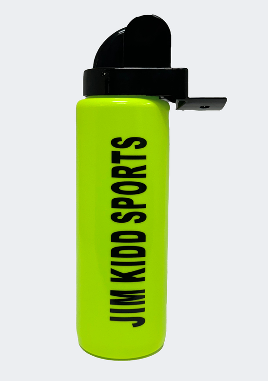 Jim Kidd Sports Chin Rest Water Bottle Lime/Black