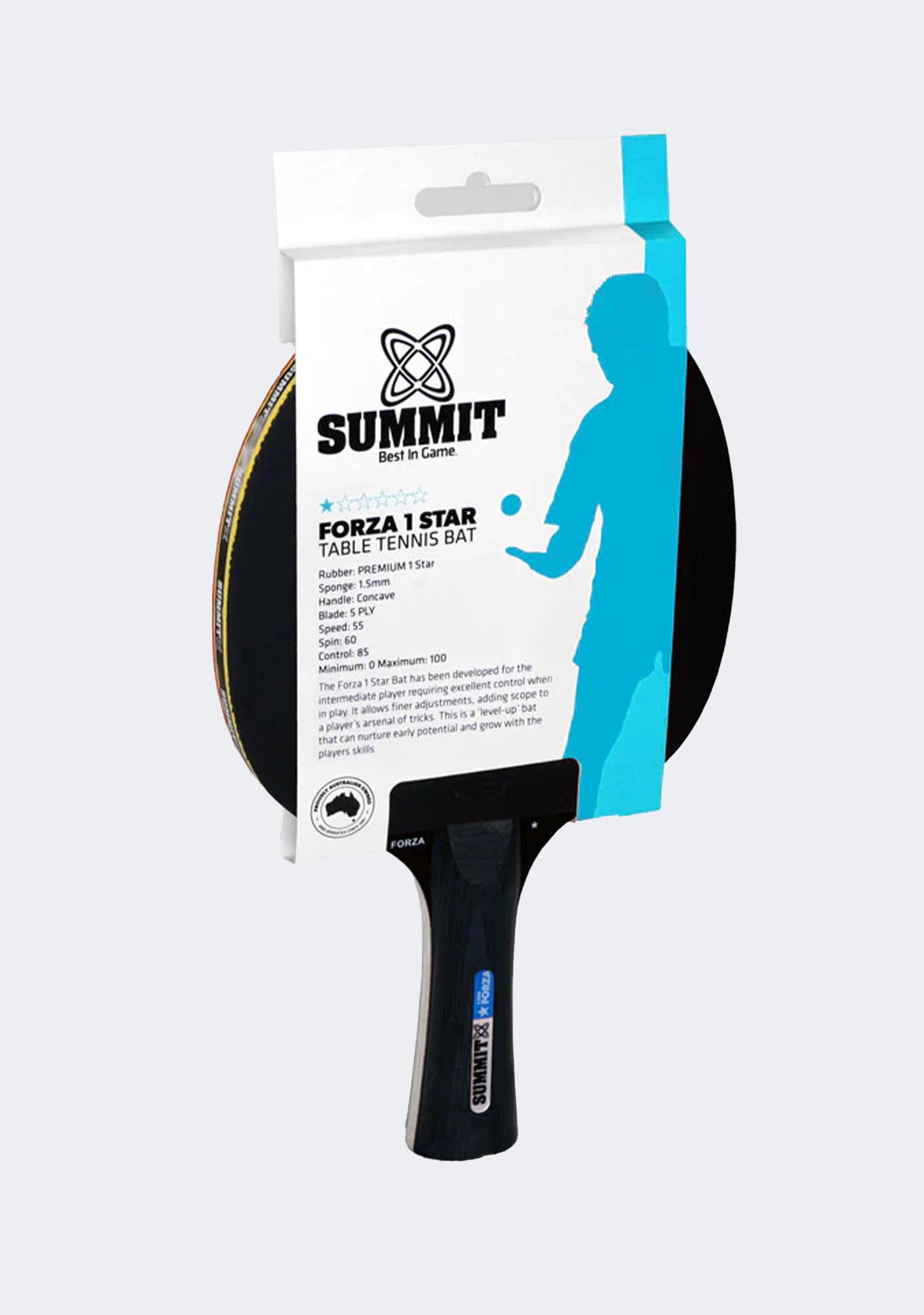 Summit Forza 1 Star Table Tennis Bat
