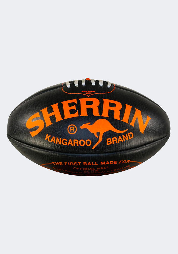 Sherrin Design Leather Black/Orange