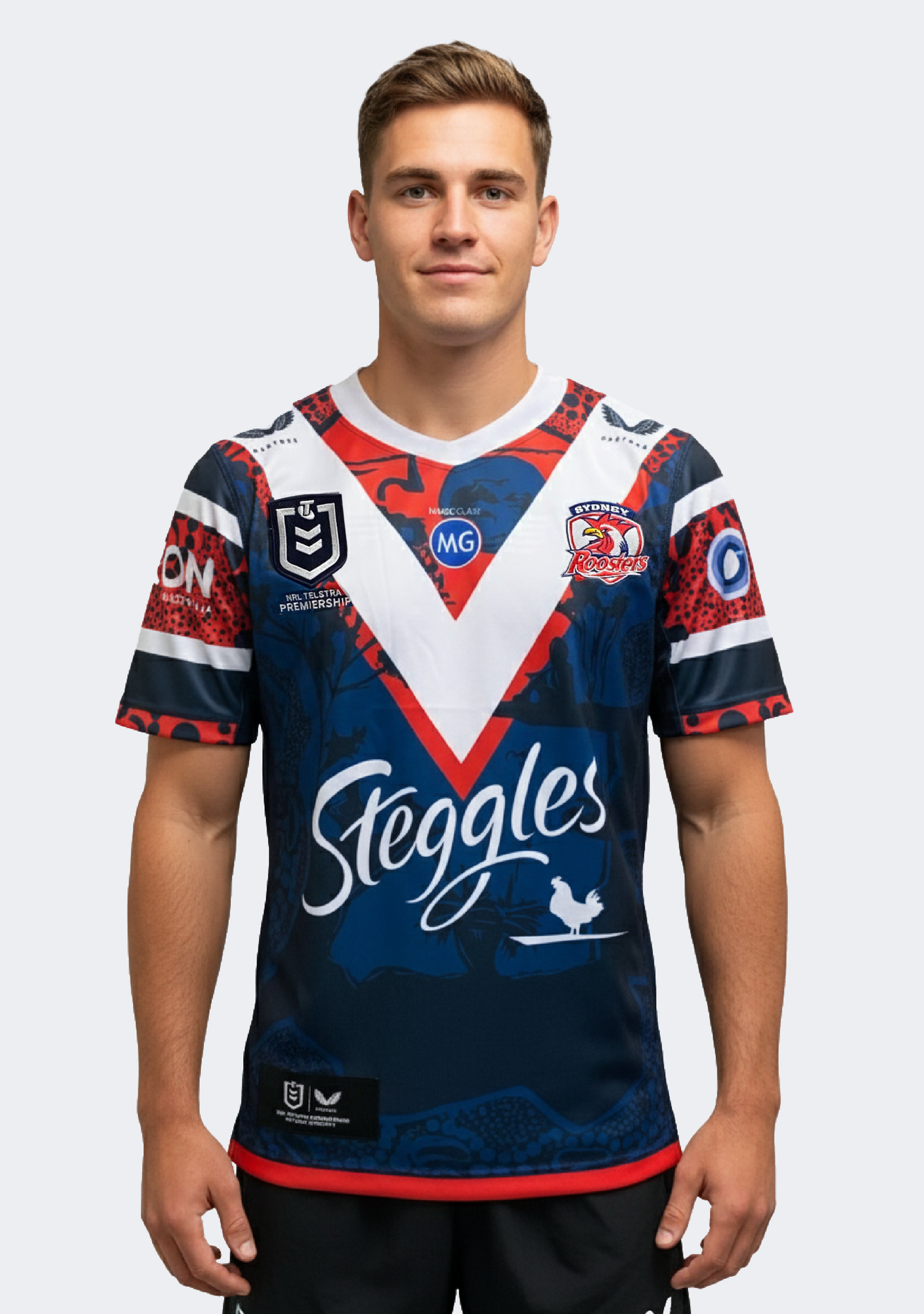 Castore Men's Sydney Roosters Indegenous Pro Jersey Long Length