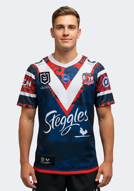 Castore Men's Sydney Roosters Indegenous Pro Jersey Long Length