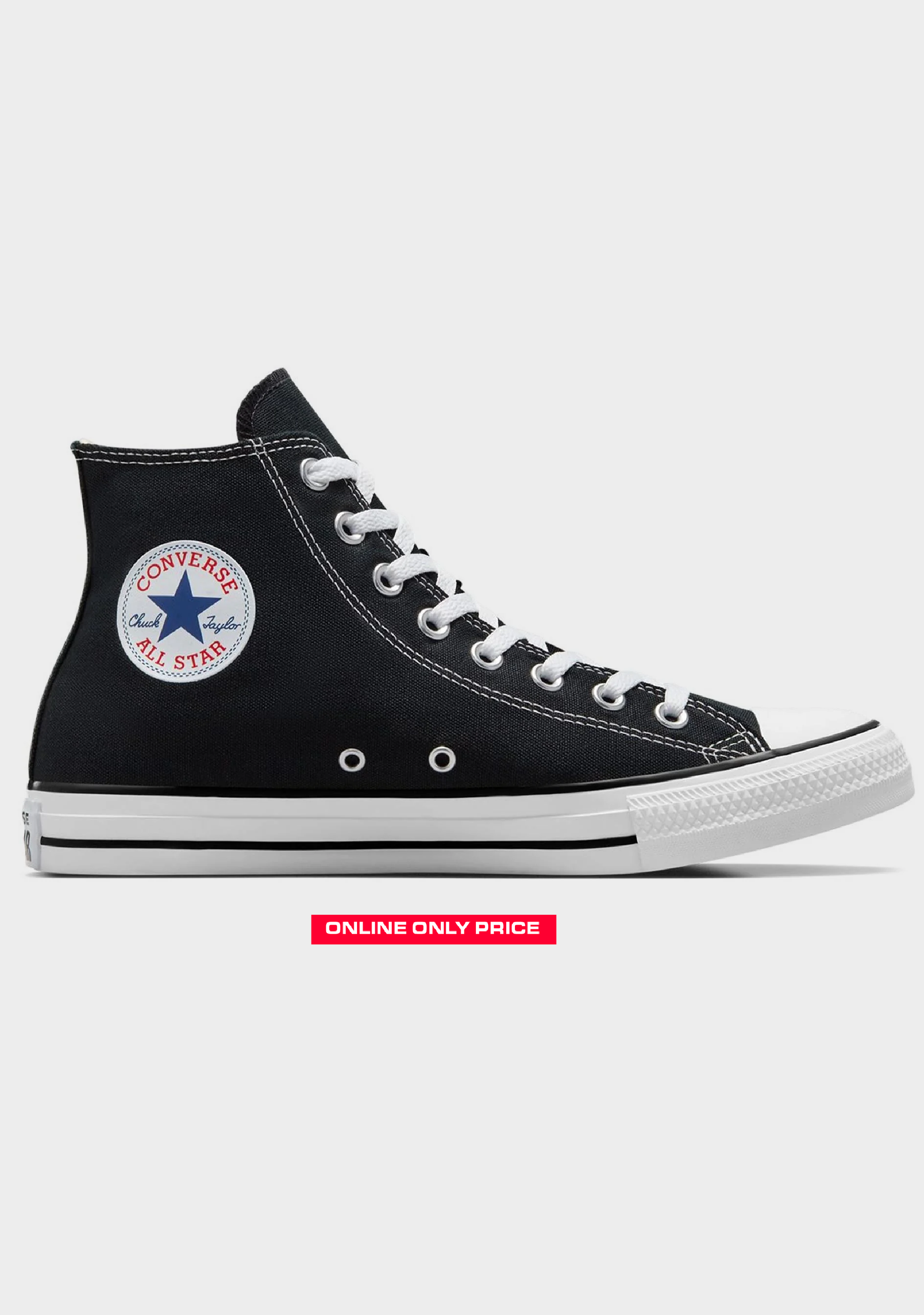 Converse Unisex Chuck Taylor Black HIGH Jim Kidd Sports