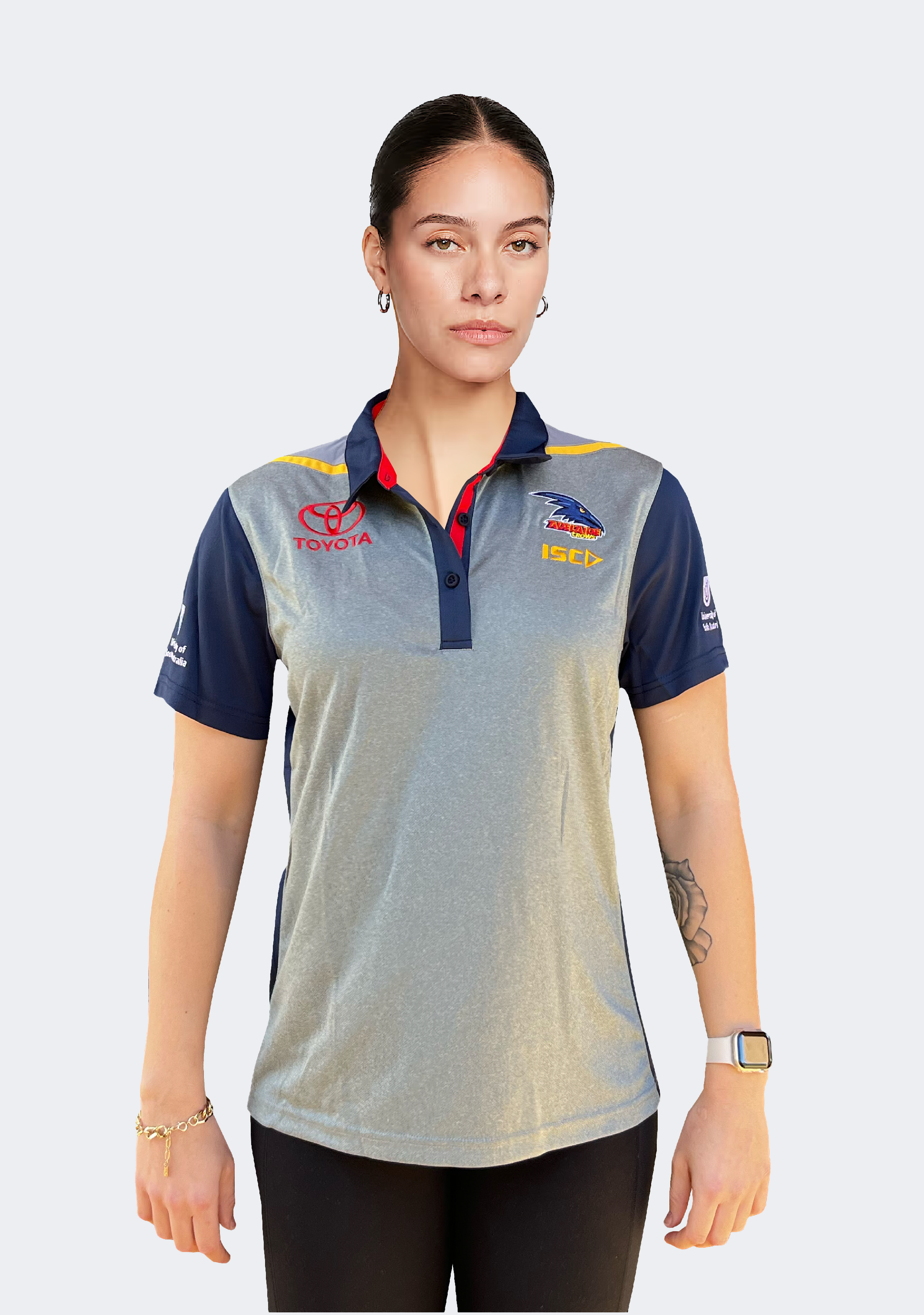 ISC Womens Adelaide Crows Performance Polo