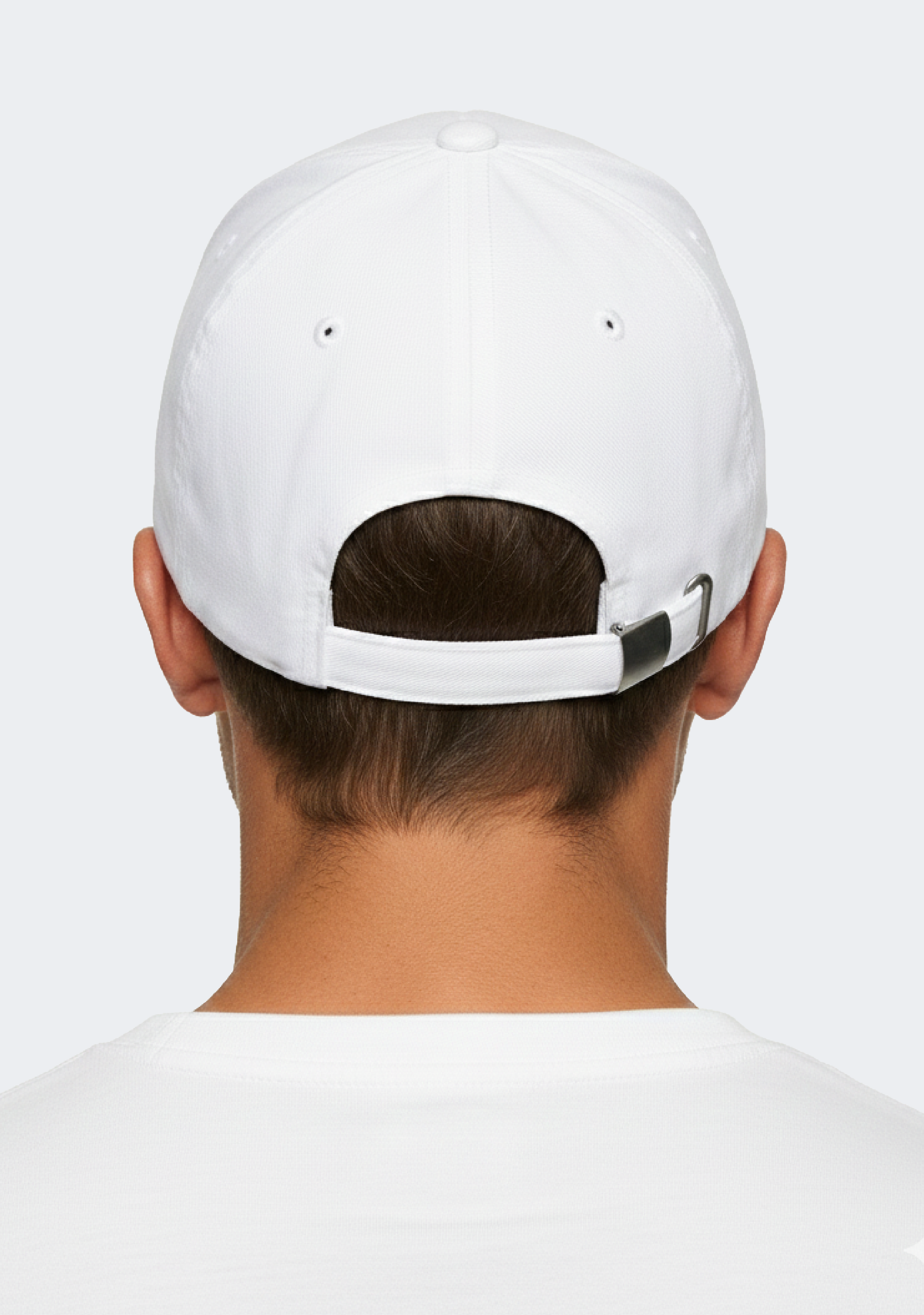 Champion Embroidered C-Life Dad Cap White