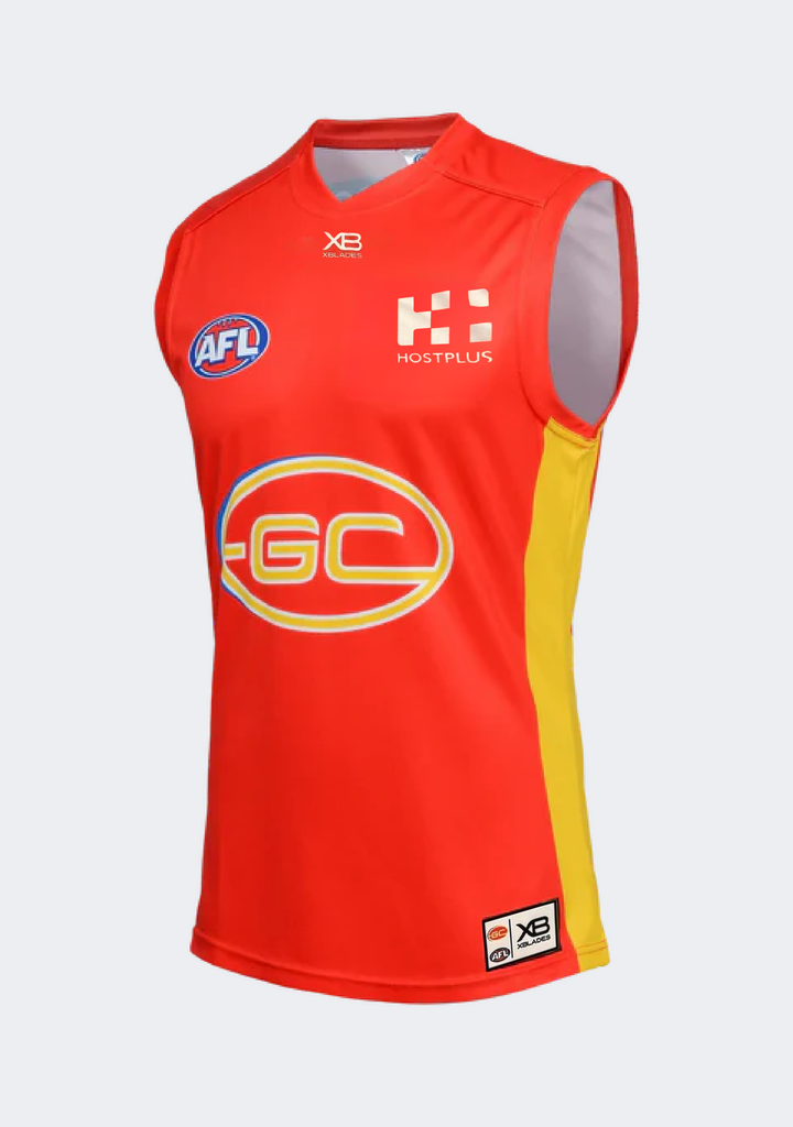 XBlades Men's Gold Coast Suns 2018 Replica Home Guernsey