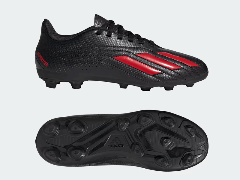 Adidas Junior Deportivo II FXG Boots with FREE Adidas Red Water Bottle <BR> HP2512