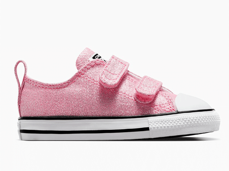 Converse Infants Chuck Taylor All Star 2V Prism Glitter Low Top A04740 Jim Kidd Sports