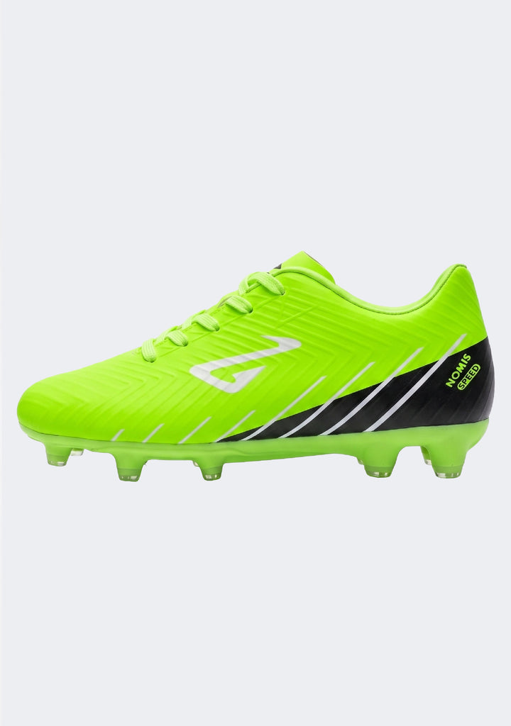 Nomis Kids' Speed FG Fluro Lime/Black/White