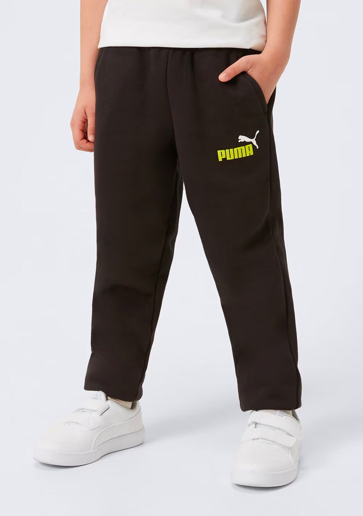 Puma Youth Essentials+ Two-Tone Logo Pants