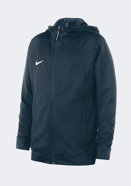 Nike Men's Team Basketball Full Zip Stock Hoodie Navy