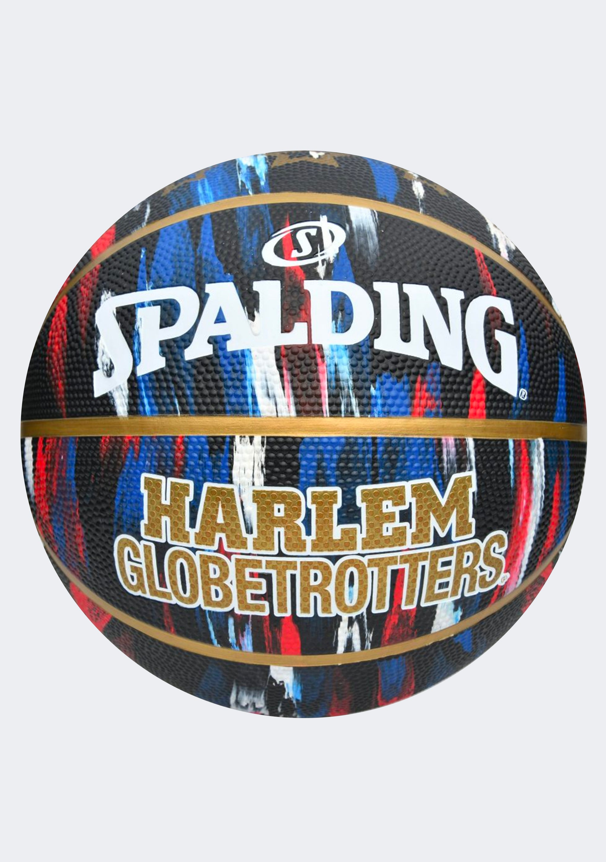 Spalding x Harlem Globetrotters Marble Series Rubber Basketball