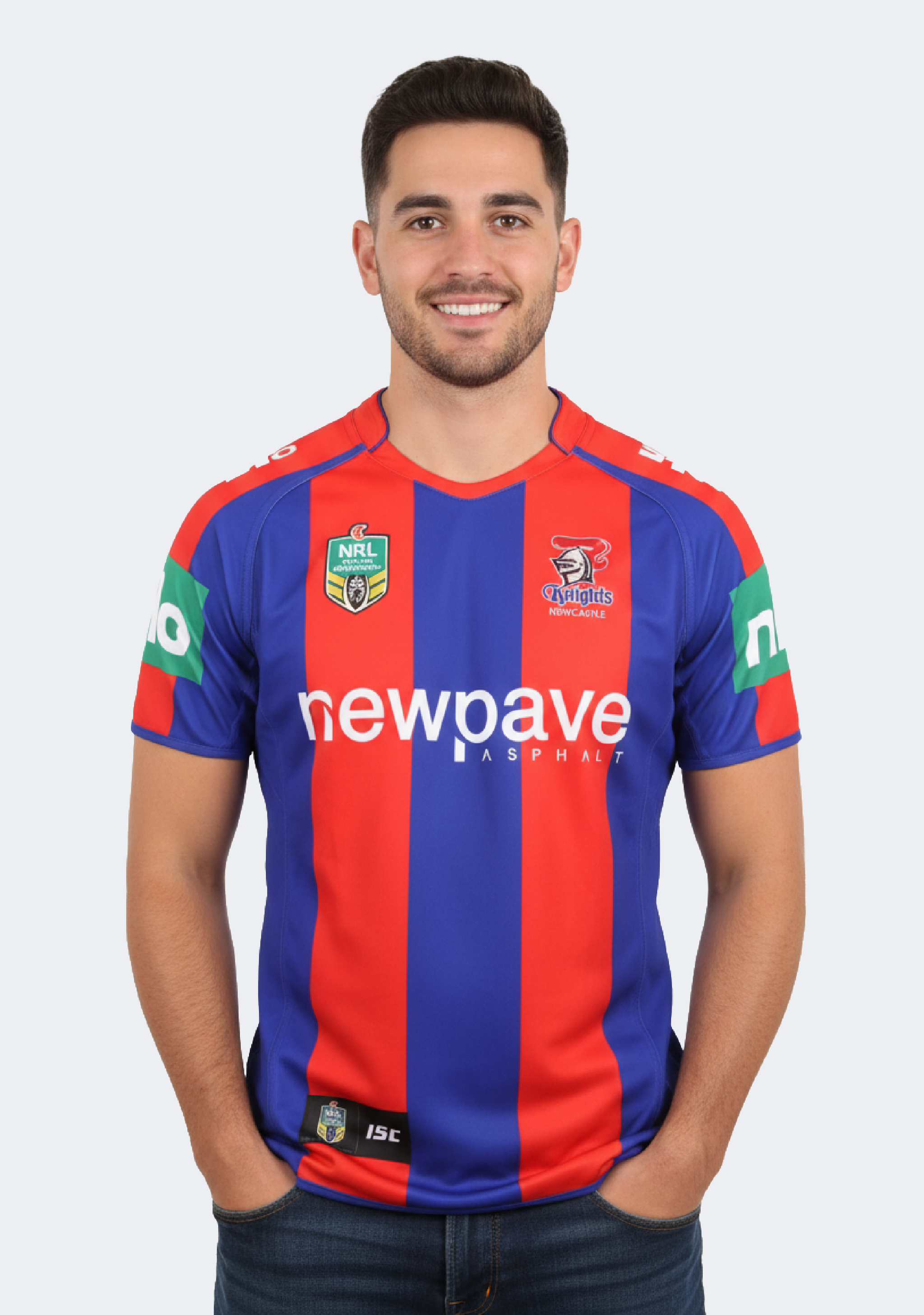 ISC Men’s Newcastle Knights Replica Home Jersey 2015