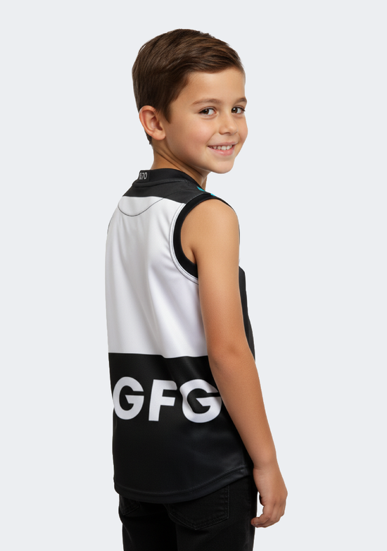 Macron Kids' PAFC M20 Home Poly Replica Sleeveless Guernsey