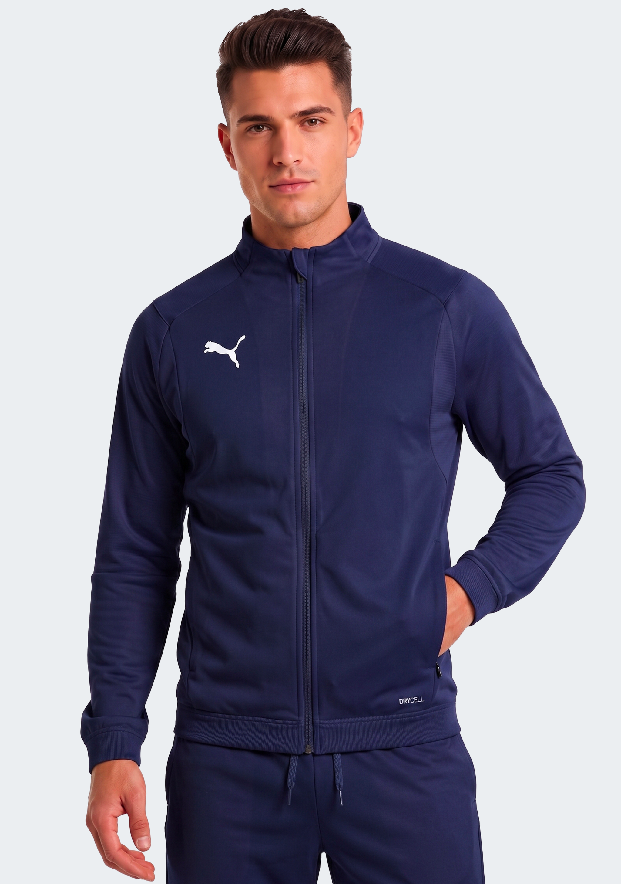 Puma Men's Liga Training Jacket Navy