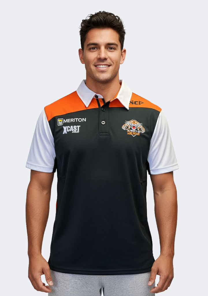 ISC Men’s Wests Tigers Polo Black