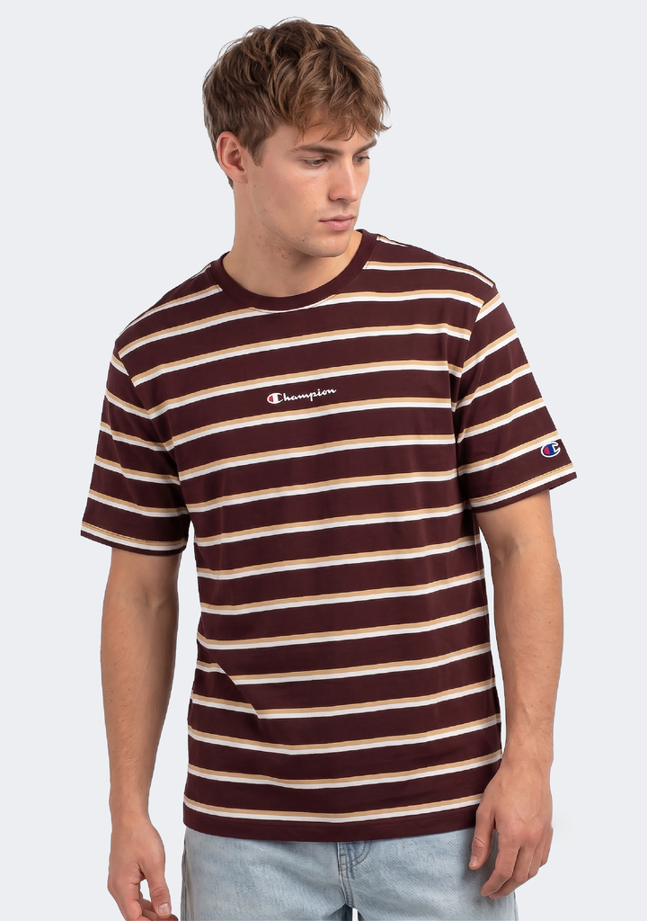 Champion Men's Script Stripe Tee