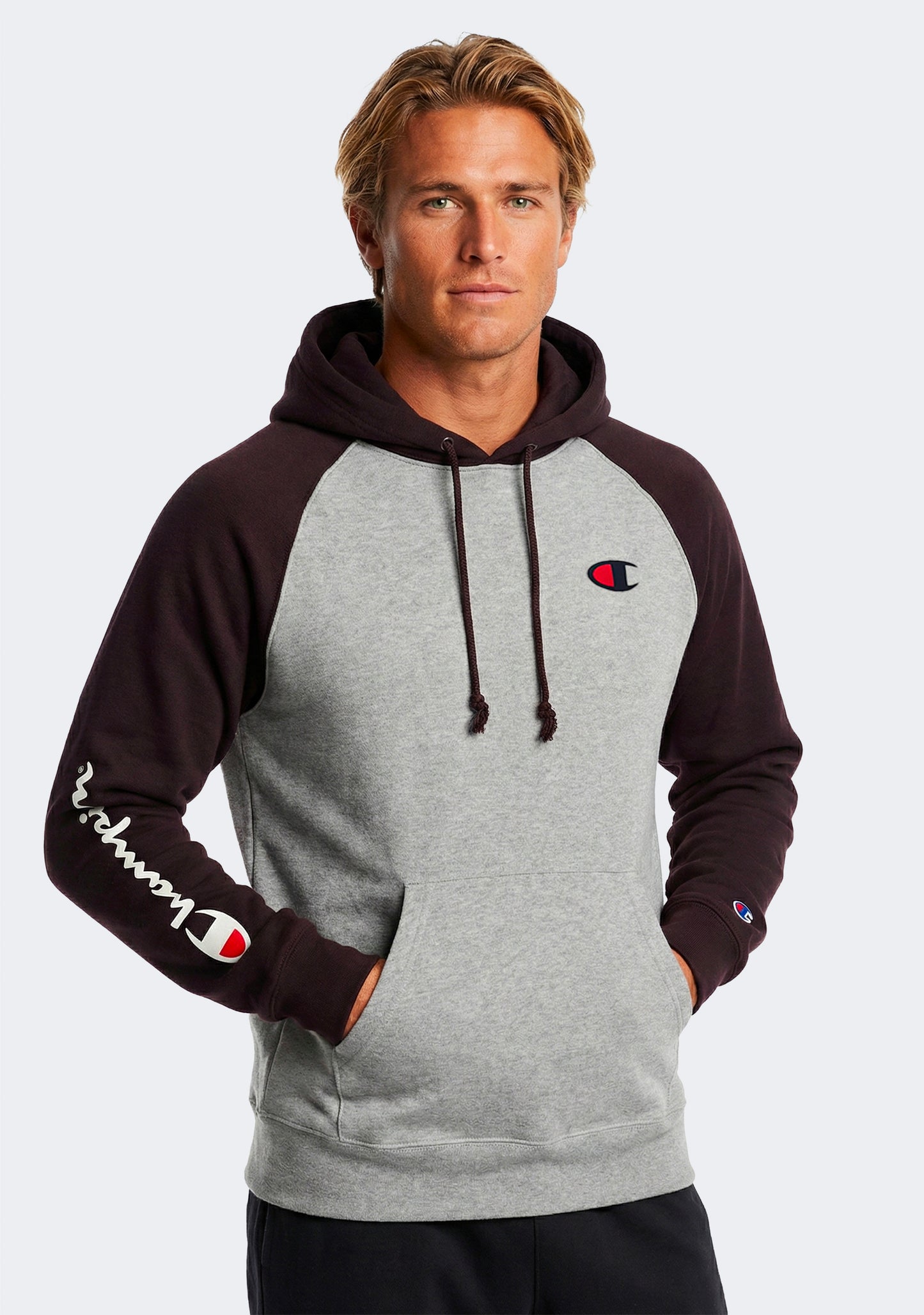Champion Men's French Terry Colourblock Hoodie